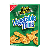 Nabisco Vegetable Thins baked snack crackers Right Picture